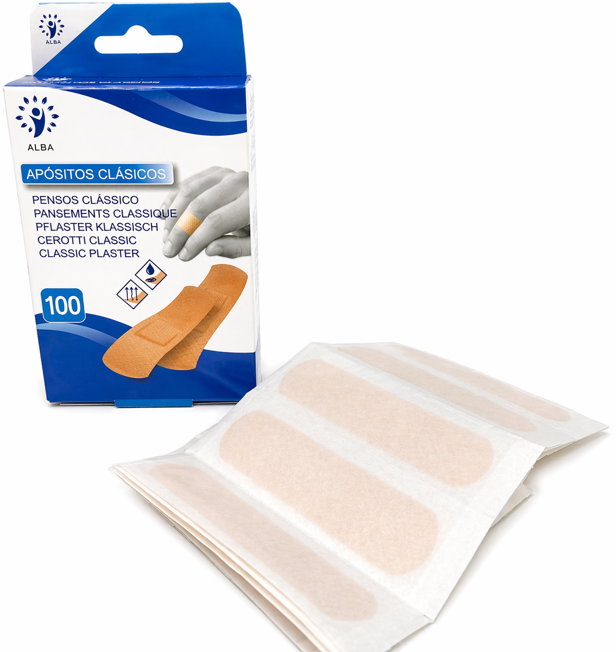 TIRITA APOSITO CLASICO 72X19MM 100 UD