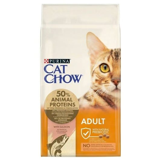 CAT CHOW AD SALMON 15 KG - Piensa en Pienso