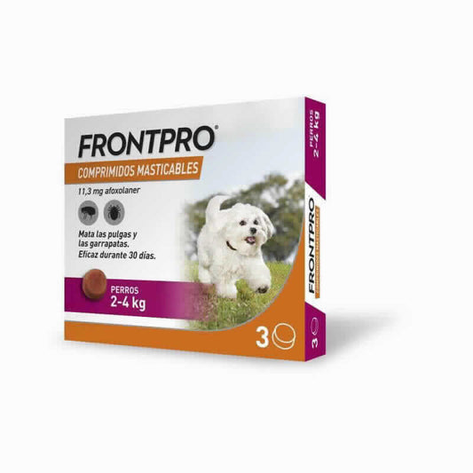 FRONTPRO 4-10 KG 3 COMPRIMIDOS MASTICABLES - Piensa en Pienso