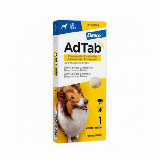 ADTAB 900 MG PERROS 22-45 KG 1 COMPRIMIDO