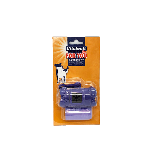 FOR YOU DISPENSADOR 12 BOLS RECOGE CACAS MORADO - Piensa en Pienso