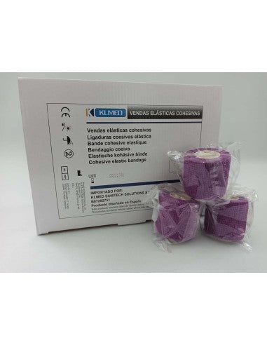 VENDA COHESIVA 5CM x 4,5M MORADA - Piensa en Pienso