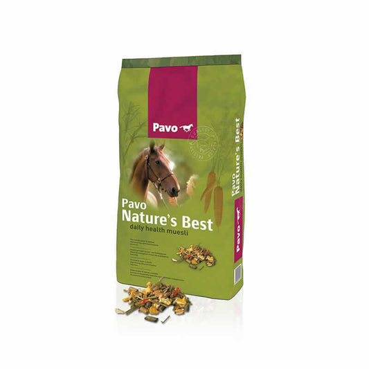 PAVO NATURES BEST 15 Kgs MUESLI - Piensa en Pienso