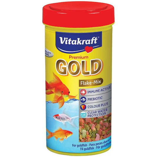 VITA GOLD FLAK. PECES AGUA FRIA 250ML - Piensa en Pienso