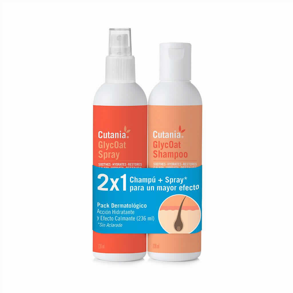 CUTANIA GLYCOAT PACK CHAMPU+SPRAY 236ML - Piensa en Pienso