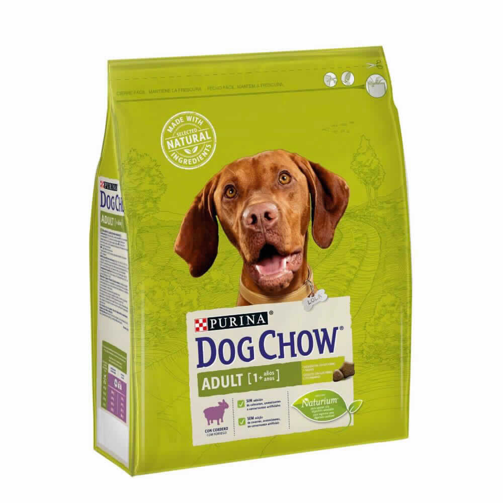 DOG CHOW AD CORDERO 2.5 KG - Piensa en Pienso