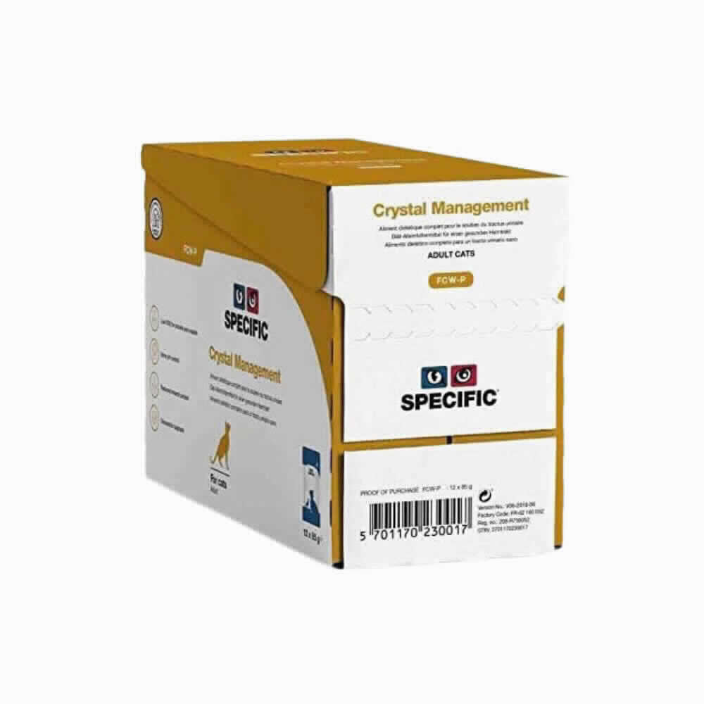SPECIFIC CRYSTAL MANAG.POUCH 12X85GR(FCW-P) (CAJA) - Piensa en Pienso