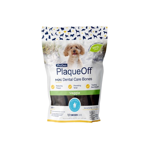 PLAQUEOFF MINI BONES VEGGIE 340 GR - Piensa en Pienso