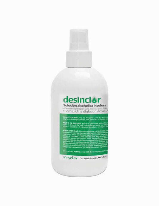 DESINCLOR SPRAY SOL. ALCOHOL. INCOL 2% 250 ML (LF) - Piensa en Pienso