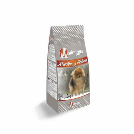 MINIMIGAS MINIATURAS Y GLOTONES 3 KG - Piensa en Pienso