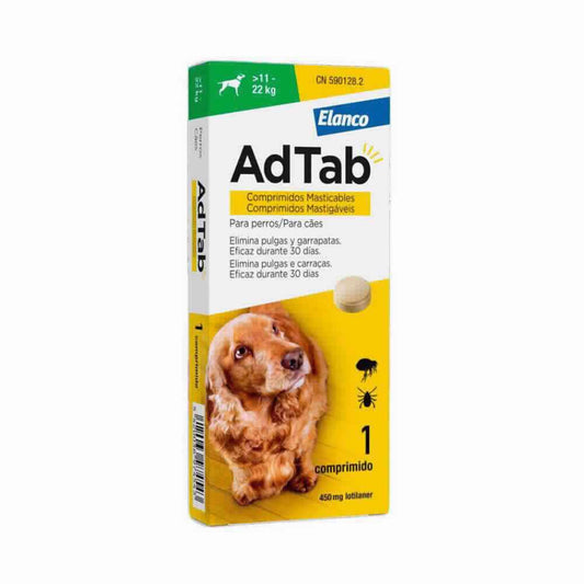ADTAB 450 MG PERROS 11-22 KG 1 COMPRIMIDO