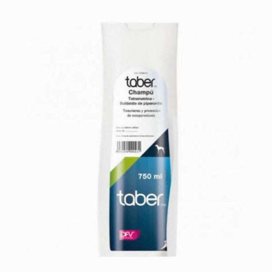TABERDOG CHAMPU TETRAMETRINA+BP 750 ML - Piensa en Pienso