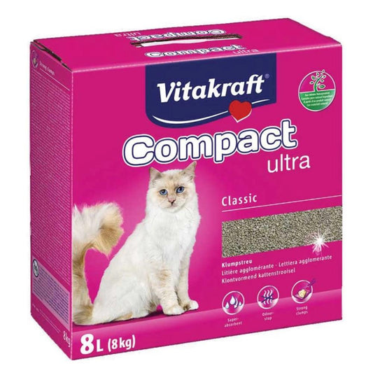 ARENA AGLOMERANTE COMPACT ULTRA 8 KG - Piensa en Pienso