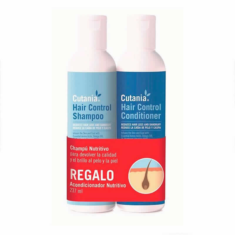 CUTANIA HAIR CONTROL PACK(SCH+COND)236ML - Piensa en Pienso