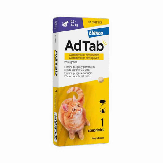 ADTAB 12 MG GATOS 0,5-2KG 1 COMPRIMIDO