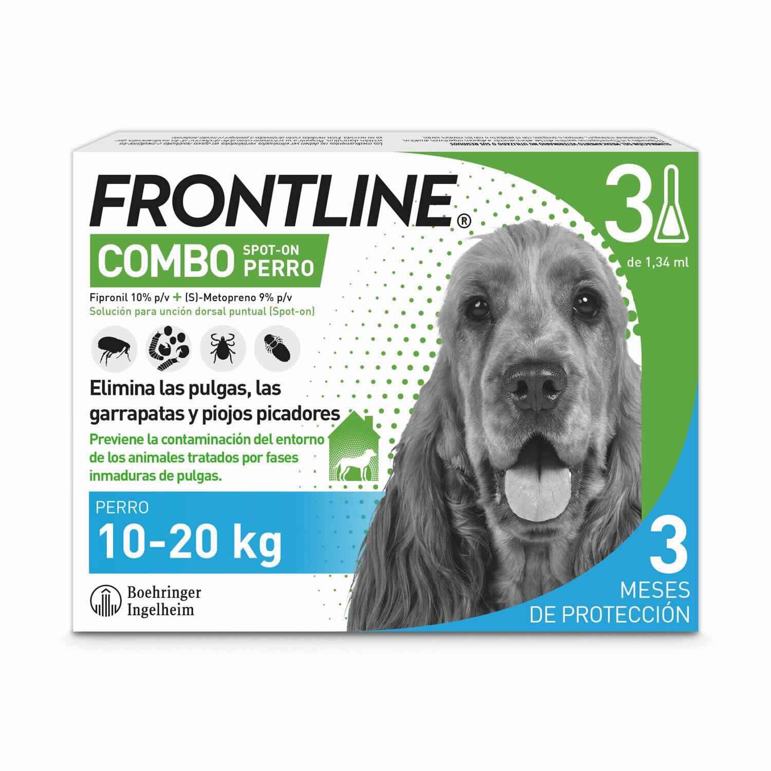 FRONTLINE COMBO PERROS 10-20KG  3P