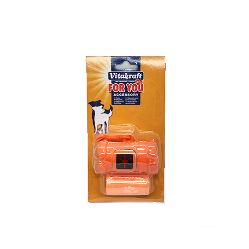 FOR YOU DISPENSADOR 12 BOLS RECOGE CACAS NARANJA - Piensa en Pienso