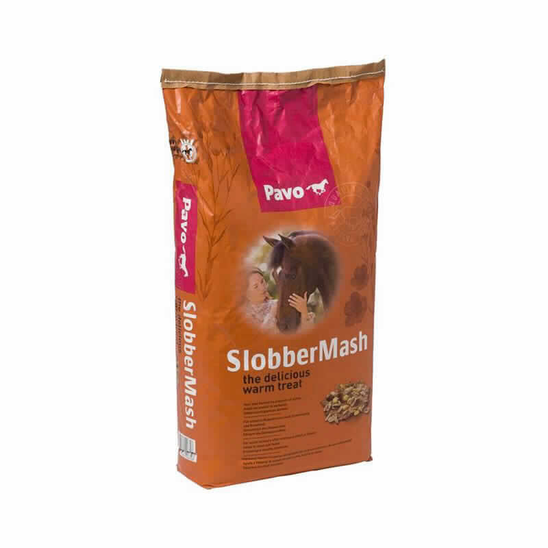 PAVO SLOBBER MASH 15 Kgs MUESLI - Piensa en Pienso