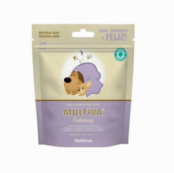 MULTIVA CALMING PERRO PEQ. 25 CHEWS - Piensa en Pienso