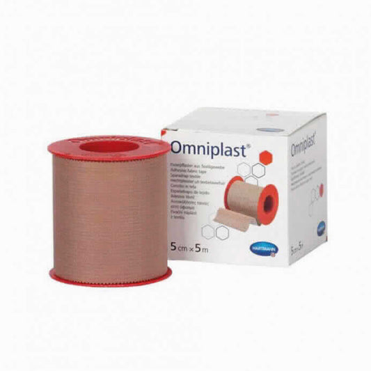 ESPARADRAPO OMNIPLAST TELA CARNE 5CM x 5M - Piensa en Pienso
