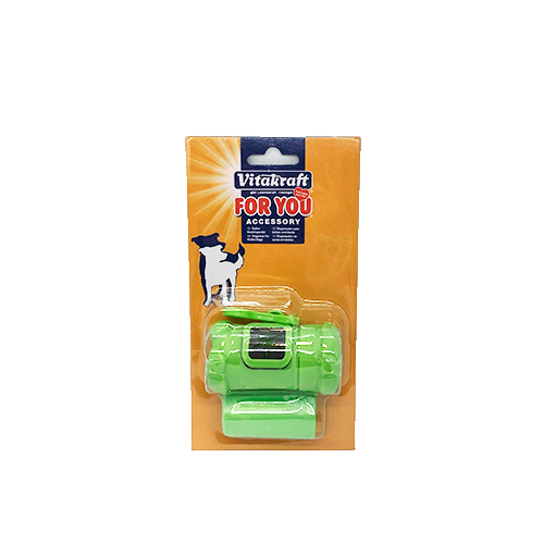 FOR YOU DISPENSADOR 12 BOLS RECOGE CACAS VERDE - Piensa en Pienso