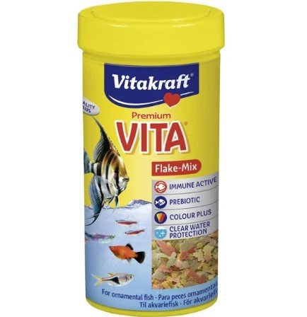 VITA FLAKES MIX PECES TROPIC. 250ML - Piensa en Pienso