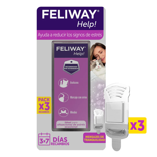 FELIWAY HELP 3 RECAMBIOS - Piensa en Pienso