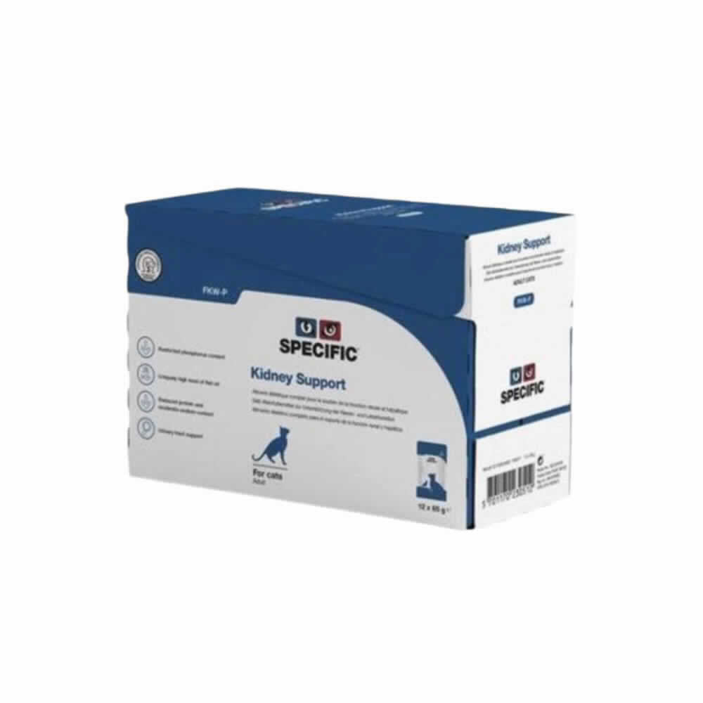 SPECIFIC KIDNEY SUPPORT GATO 7X100GR (FKW) (CAJA) - Piensa en Pienso
