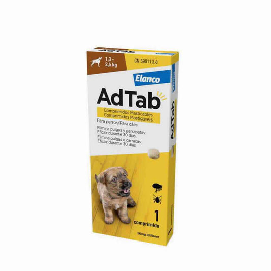 ADTAB 56 MG PERROS 1,3-2,5 KG 1 COMPRIMIDO
