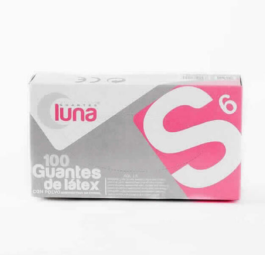 GUANTE LATEX CON POLVO T.S 100 UD - Piensa en Pienso