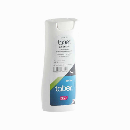 TABERDOG CHAMPU TETRAMETRINA+BP 250 ML - Piensa en Pienso