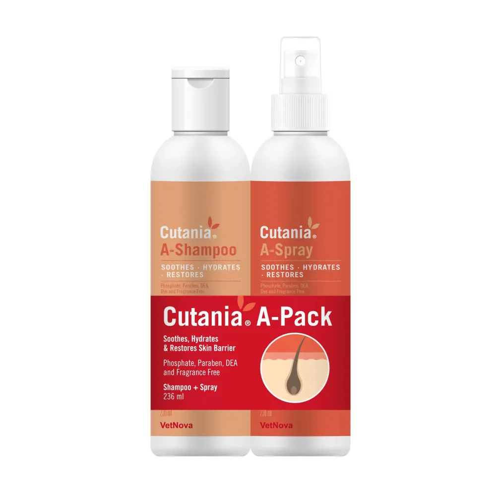 CUTANIA A-PACK CHAMPU+SPRAY 236ML