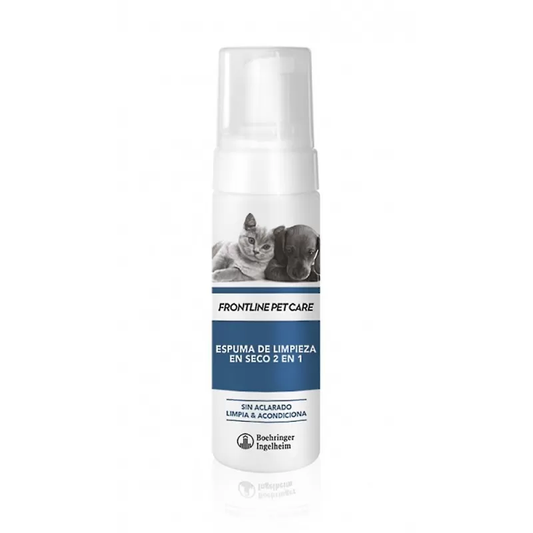 FRONTLINE ESPUMA LIMP.EN SECO 2EN1 150ML - Piensa en Pienso