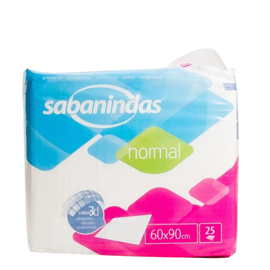 EMPAPADORES  SABANINDAS 60 X 90  25 UD - Piensa en Pienso